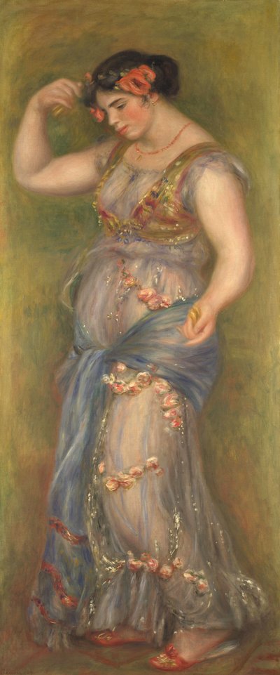 Danseuse avec des castagnettes - Pierre Auguste Renoir