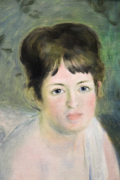 Tête de femme, c. 1876 - Pierre Auguste Renoir