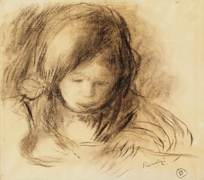 Coco Écrivant - Pierre Auguste Renoir