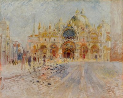 Place San Marco, Venise - Pierre Auguste Renoir