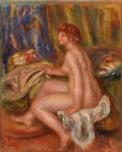 Femme nue assise, vue de profil - Pierre Auguste Renoir