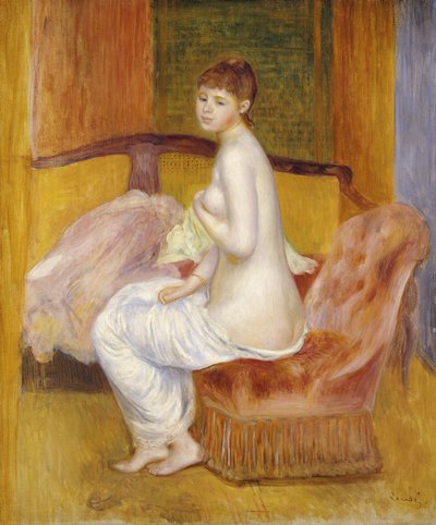 Nu assis, reposant, 1885 - Pierre Auguste Renoir