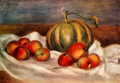Nature morte avec melon et pêches, 1905 - Pierre Auguste Renoir