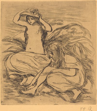 Les deux baigneuses, 1895 - Pierre Auguste Renoir