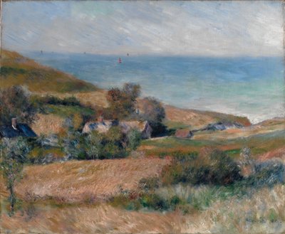 Vue de la côte près de Wargemont en Normandie, 1880 - Pierre Auguste Renoir