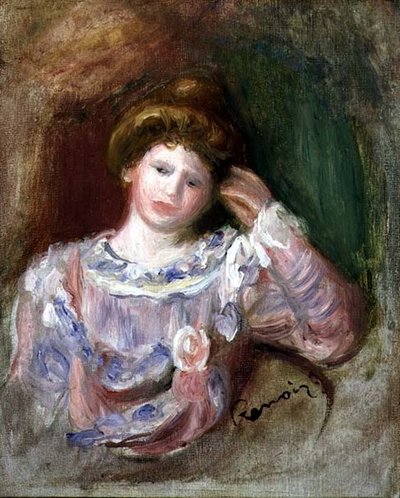 Femme avec la tête dans la main, c.1907 - Pierre Auguste Renoir