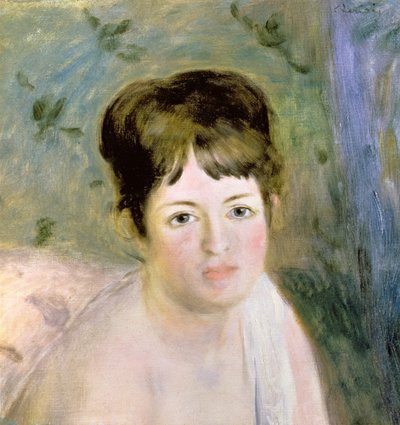 Tête de femme, vers 1876 - Pierre Auguste Renoir