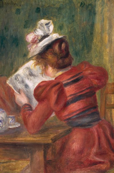 Jeune fille lisant, 1897 - Pierre Auguste Renoir