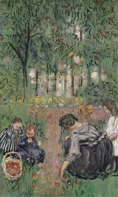 Cueillette de pommes - Pierre Bonnard