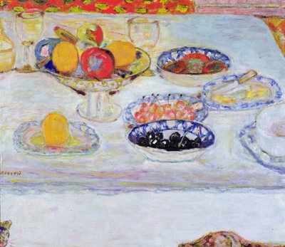 Bol et assiettes de fruits, 1930-32 - Pierre Bonnard