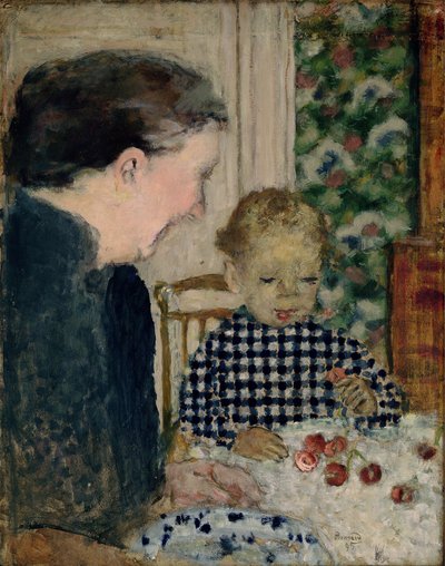 Enfant mangeant des cerises, 1895 - Pierre Bonnard