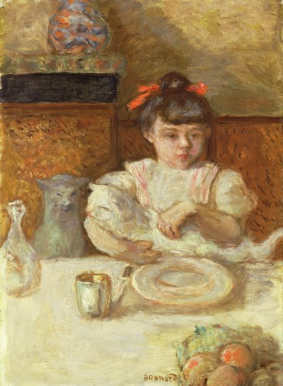 Enfant avec des chats, vers 1906 - Pierre Bonnard