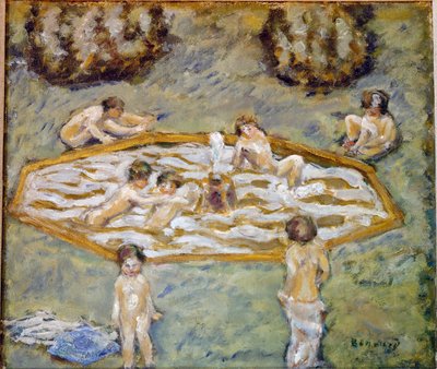 Enfants dans la piscine - Pierre Bonnard