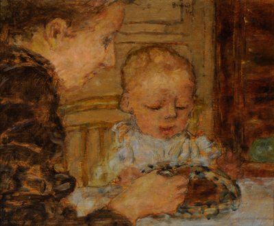 Grand-mère et enfant - Pierre Bonnard