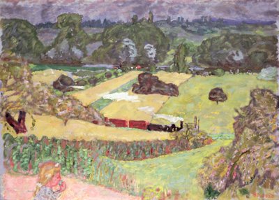 Paysage avec train de marchandises, 1909 - Pierre Bonnard