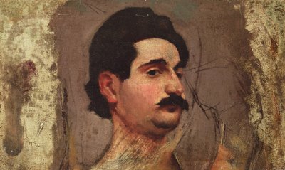 Homme avec une moustache, vers 1887-88 - Pierre Bonnard