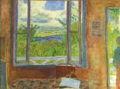 Fenêtre ouverte vers la Seine Vernon, vers 1911 - Pierre Bonnard