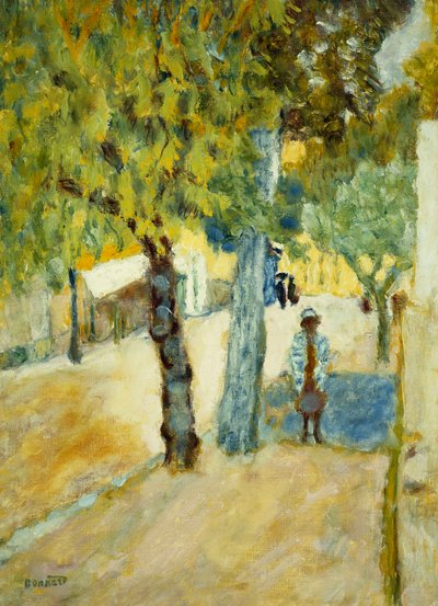 Personnages dans la rue - Pierre Bonnard