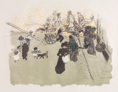 Coin de rue - Pierre Bonnard
