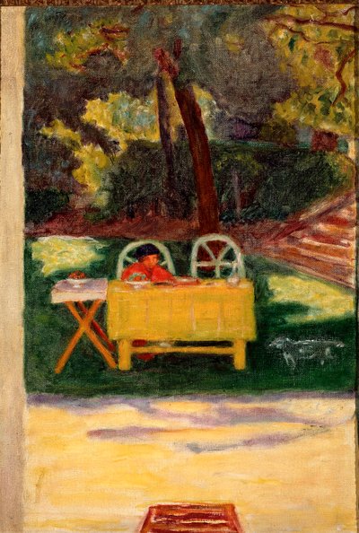 Dégustation dans le jardin (peinture par Pierre Bonnard) - Pierre Bonnard
