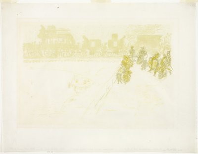 Le pont, extrait de Quelques aspects de la vie parisienne - Pierre Bonnard