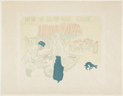 Le vendeur de légumes, c. 1897 - Pierre Bonnard