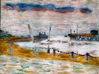 La sortie du port à Trouville en Normandie - Pierre Bonnard