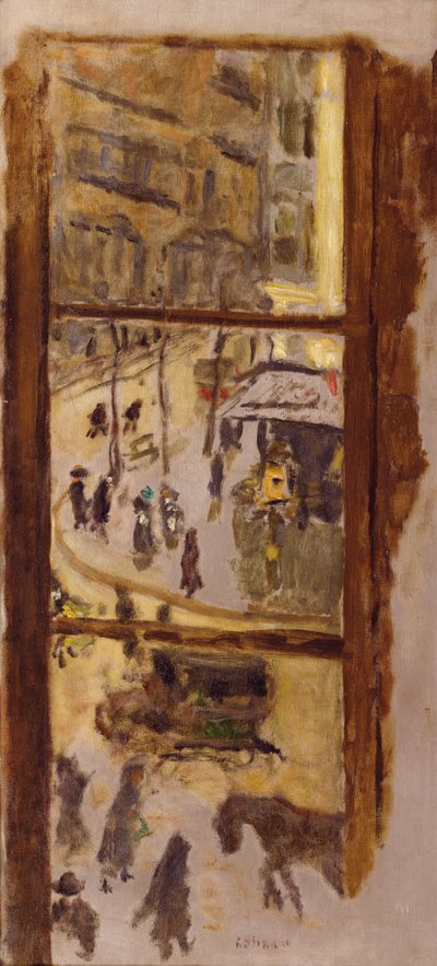 À travers les fenêtres - Pierre Bonnard