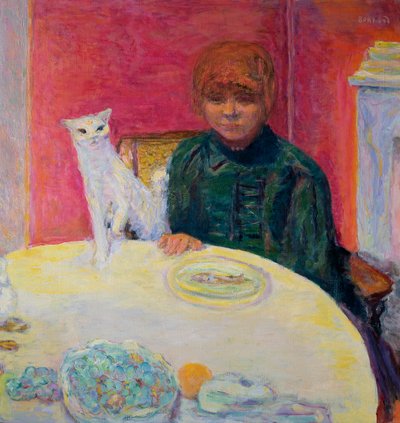 Femme avec un chat, 1912 - Pierre Bonnard