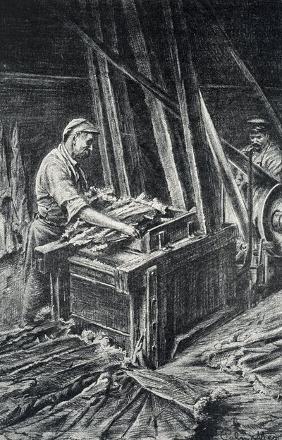 Peausserie, le corroyage: assouplissement des peaux d