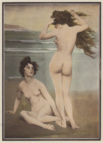 Femmes se baignant - Pierre Carrier Belleuse