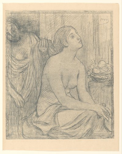 Femme à sa toilette - Pierre Cécile Puvis de Chavannes