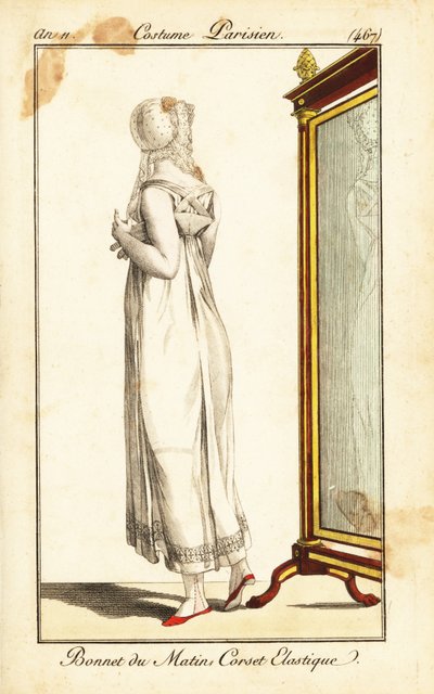 Merveilleuse devant un miroir, Paris - Pierre Charles Baquoy