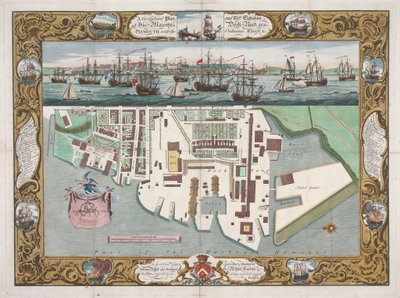 Près de Plymouth avec le quai de l