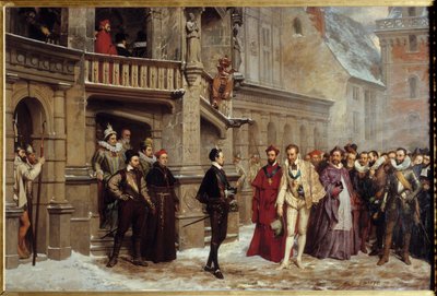 Rencontre entre Henri III Roi de France et Henri Ier de Lorraine, Duc de Guise - Pierre Charles Comte