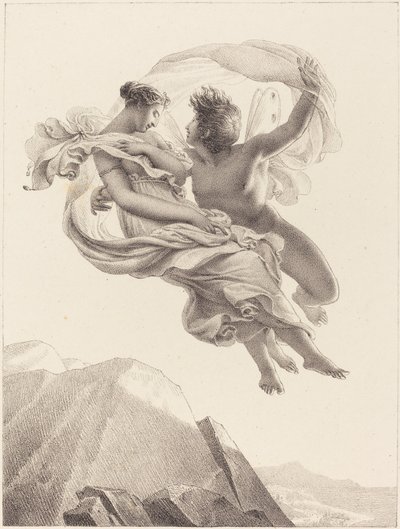 Zéphyr et Psyché - Pierre Claude François Delorme