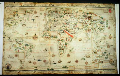 Carte du Monde - Pierre Desceliers