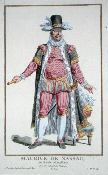 Prince Maurice de Nassau (1567-1625) Stathouder de la République néerlandaise de 