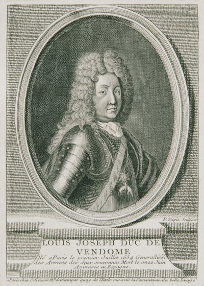 Le général français Louis Joseph Duc de Vendôme - Pierre Dupin