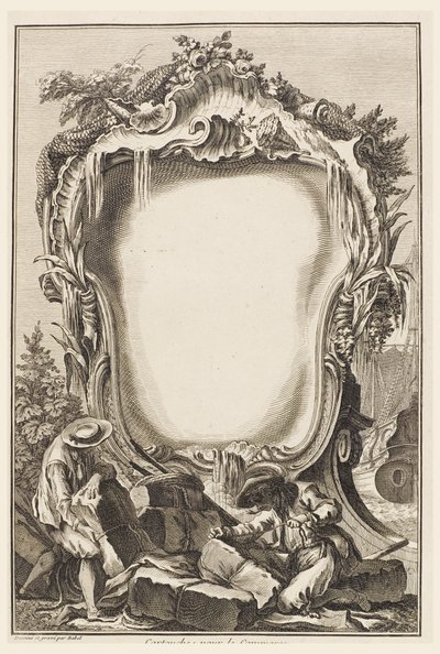 Cartouche pour le Commerce (Cartouche entouré d