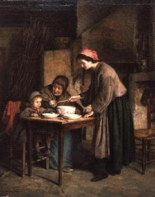 Intérieur de cottage - Pierre Edouard Frere