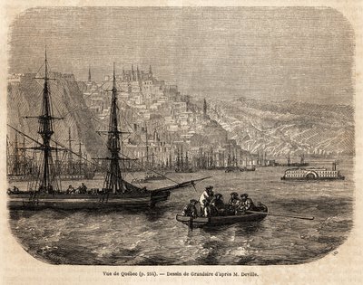 Vue de Québec - Pierre Eugene Grandsire