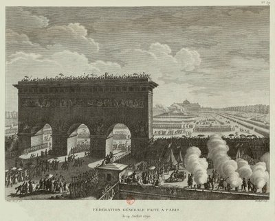 Fédération générale faite à Paris le 14 juillet 1790 - Pierre Gabriel Berthault