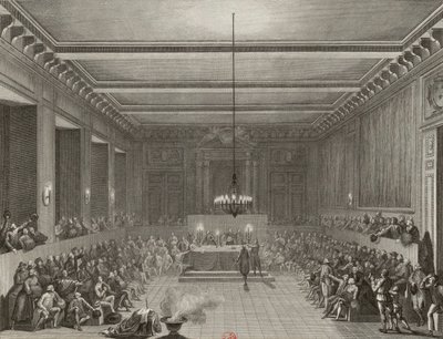 La Commune de Paris décerne une épée et une couronne civique à C.J.W. Nesham, anglais le 15 janvier 1790 - Pierre Gabriel Berthault