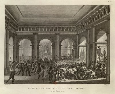 Le peuple entrant au château des Tuileries - Pierre Gabriel Berthault