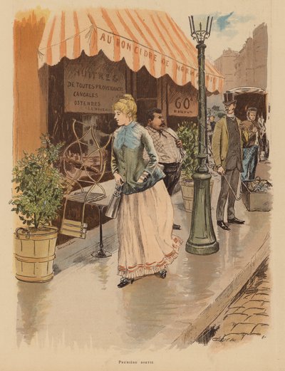 Première sortie un matin parisien - Pierre Georges Jeanniot