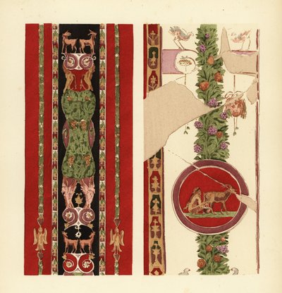 Motifs décoratifs sur les peintures murales d