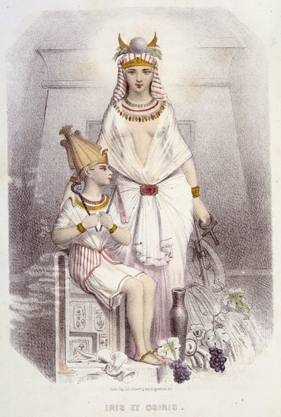 Isis et Osiris - dans «Muses et fées» - Pierre Gustave Eugene Staal