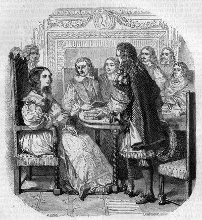 Visite de la reine Christine de Suède (1626-1689) à l