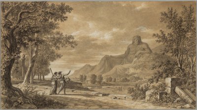 Le Mont Athos sculpté en monument à Alexandre le Grand - Pierre Henri de Valenciennes
